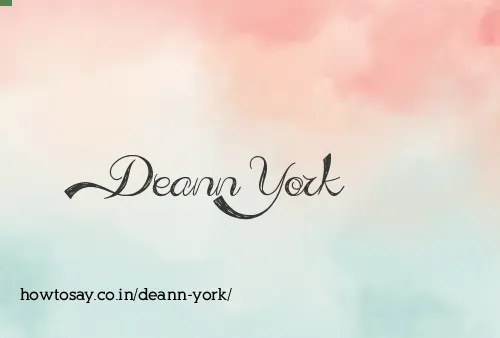 Deann York