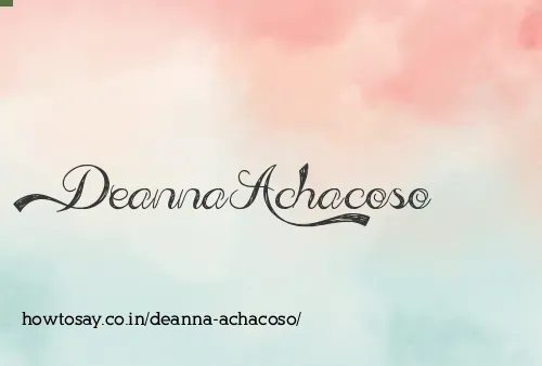 Deanna Achacoso