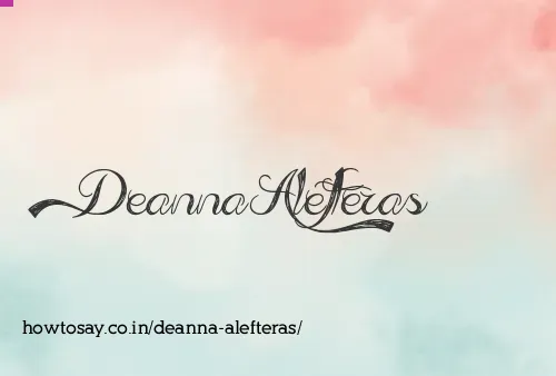 Deanna Alefteras
