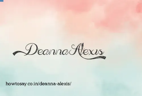 Deanna Alexis
