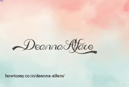Deanna Alfaro