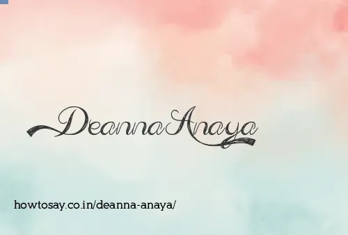 Deanna Anaya