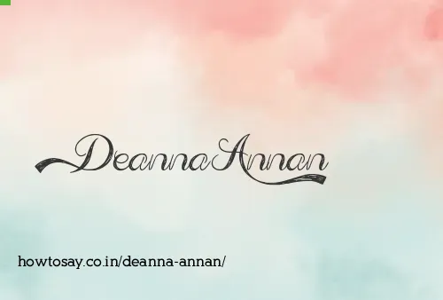 Deanna Annan
