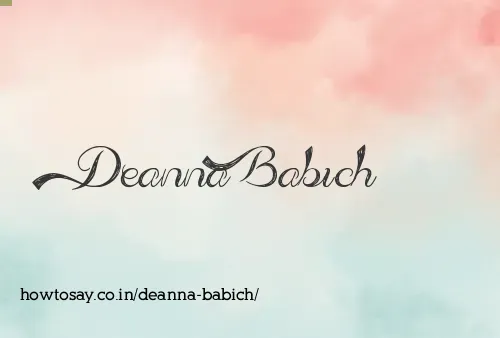 Deanna Babich
