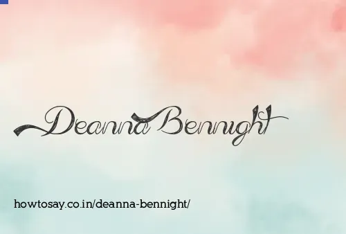 Deanna Bennight