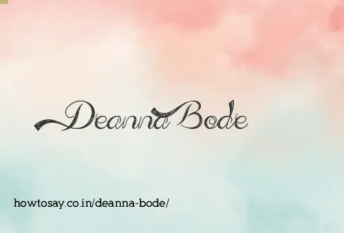 Deanna Bode