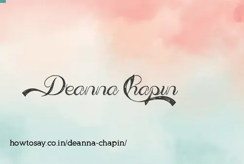 Deanna Chapin