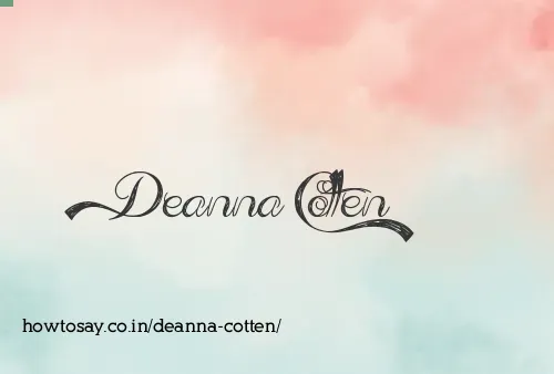 Deanna Cotten
