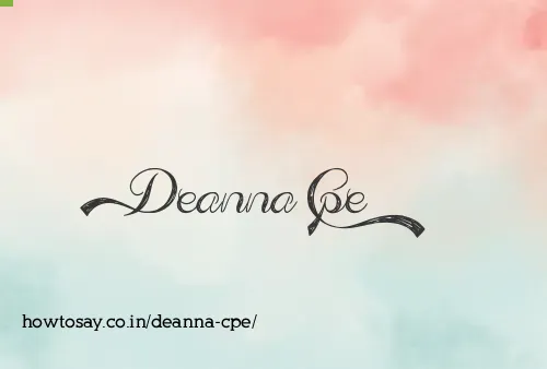 Deanna Cpe