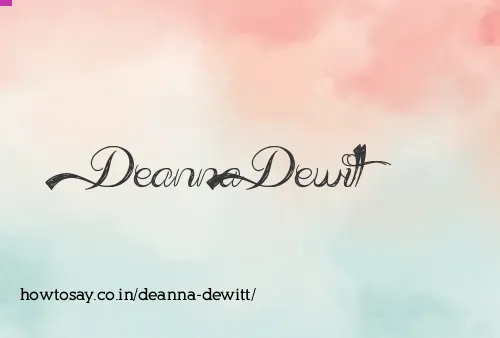 Deanna Dewitt