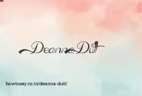 Deanna Dutt