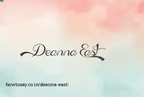Deanna East