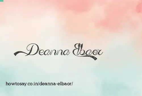 Deanna Elbaor