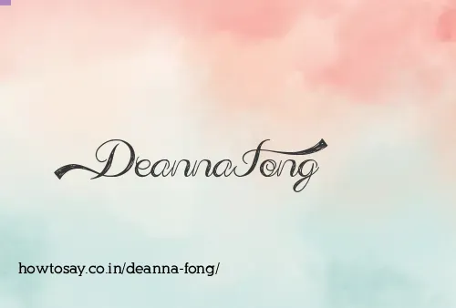 Deanna Fong