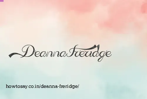 Deanna Freridge