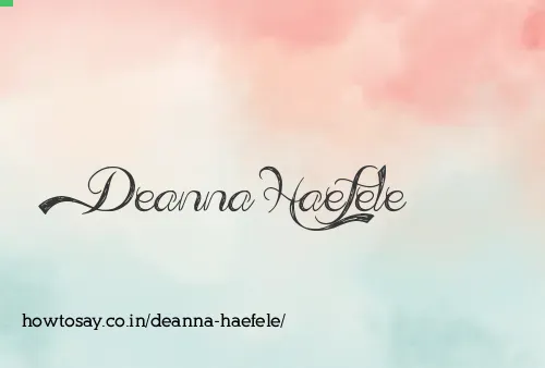 Deanna Haefele