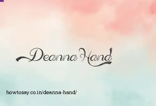Deanna Hand