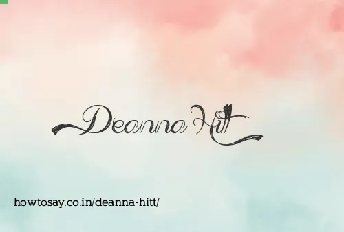 Deanna Hitt