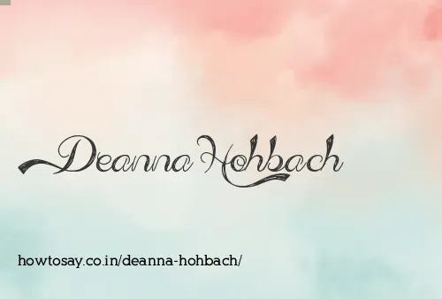 Deanna Hohbach
