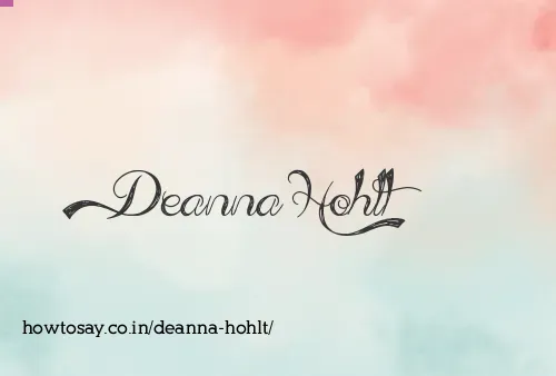 Deanna Hohlt