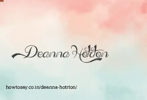 Deanna Hotrton