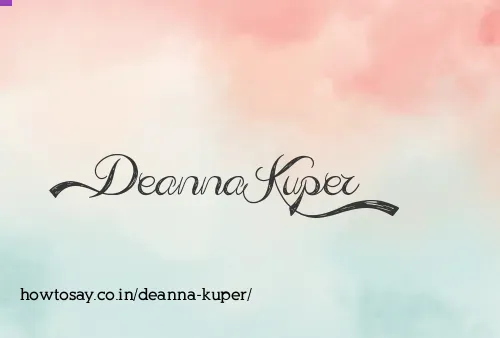 Deanna Kuper