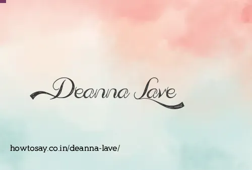 Deanna Lave