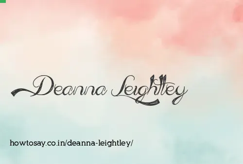 Deanna Leightley