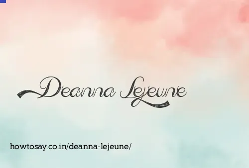 Deanna Lejeune