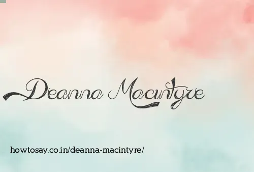 Deanna Macintyre
