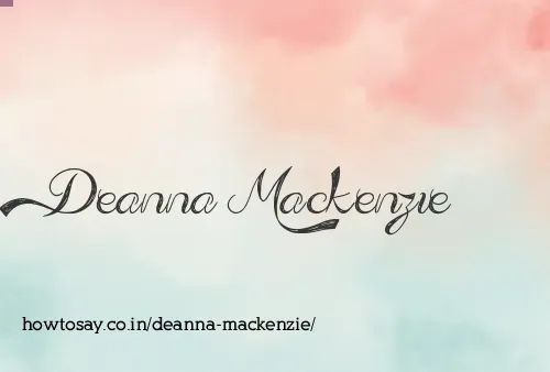 Deanna Mackenzie
