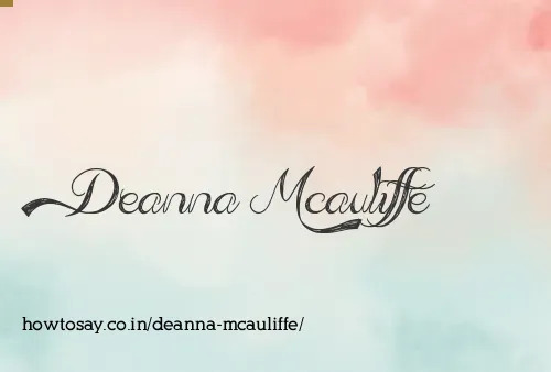 Deanna Mcauliffe