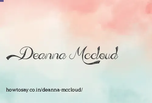Deanna Mccloud