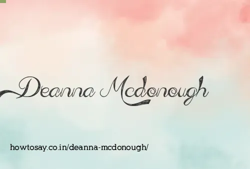 Deanna Mcdonough
