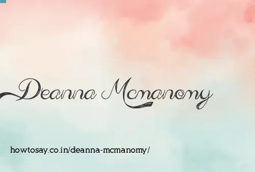 Deanna Mcmanomy