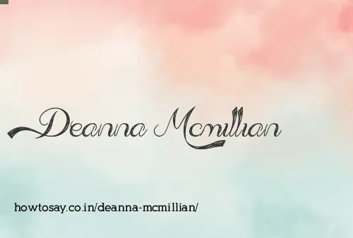 Deanna Mcmillian