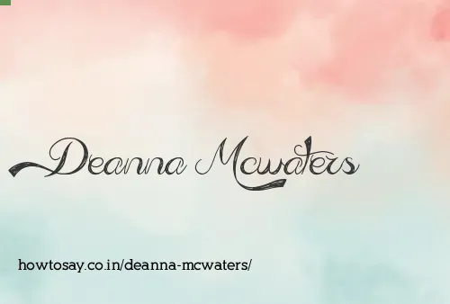 Deanna Mcwaters