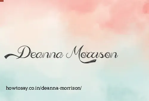 Deanna Morrison