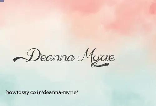 Deanna Myrie