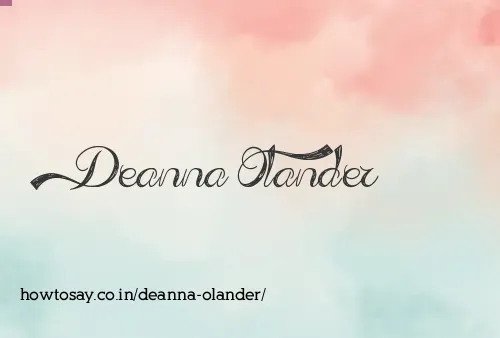 Deanna Olander