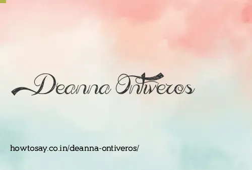 Deanna Ontiveros