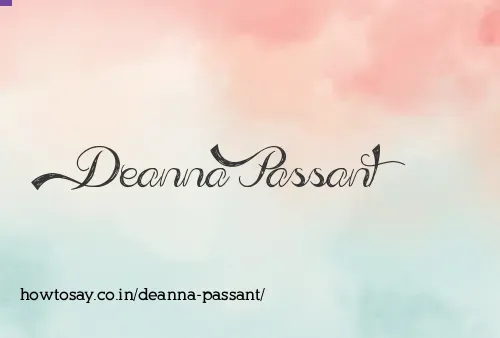 Deanna Passant