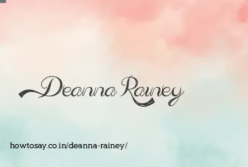 Deanna Rainey