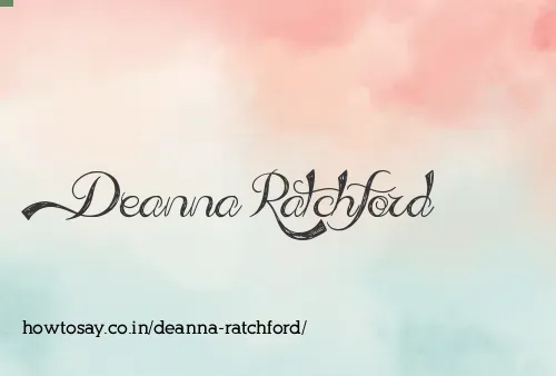 Deanna Ratchford