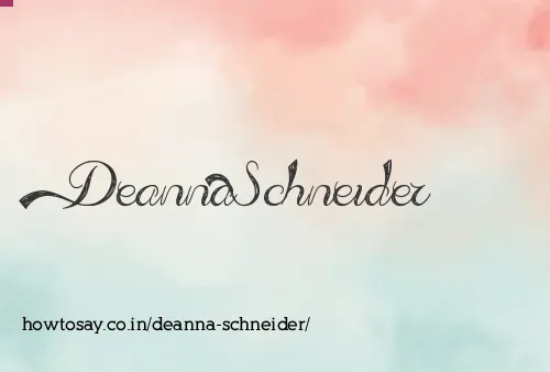 Deanna Schneider
