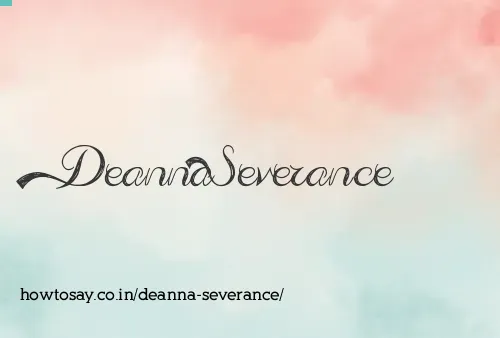 Deanna Severance