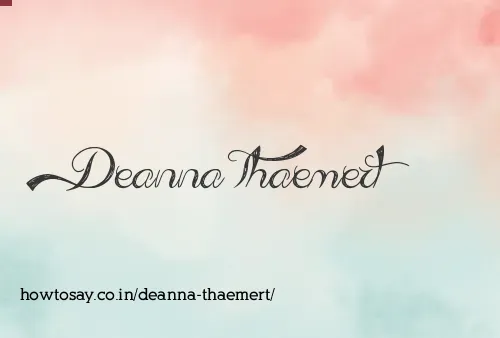 Deanna Thaemert