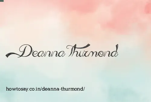 Deanna Thurmond
