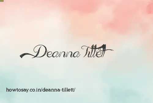 Deanna Tillett