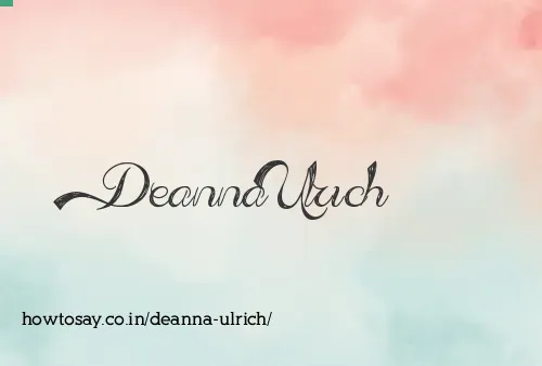 Deanna Ulrich